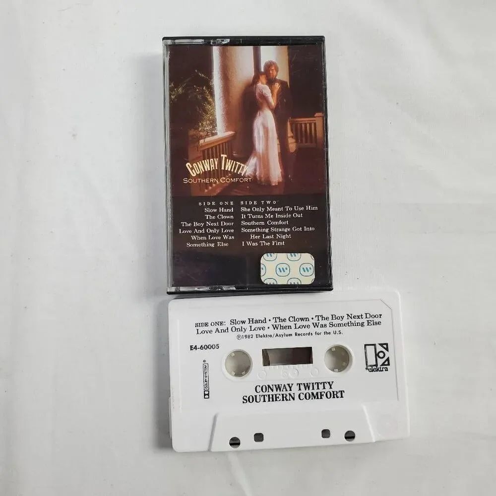Conway Twitty Southern Comfort Cassette 1982 Elektra
